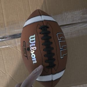 Wilson Classic Brown and White Football